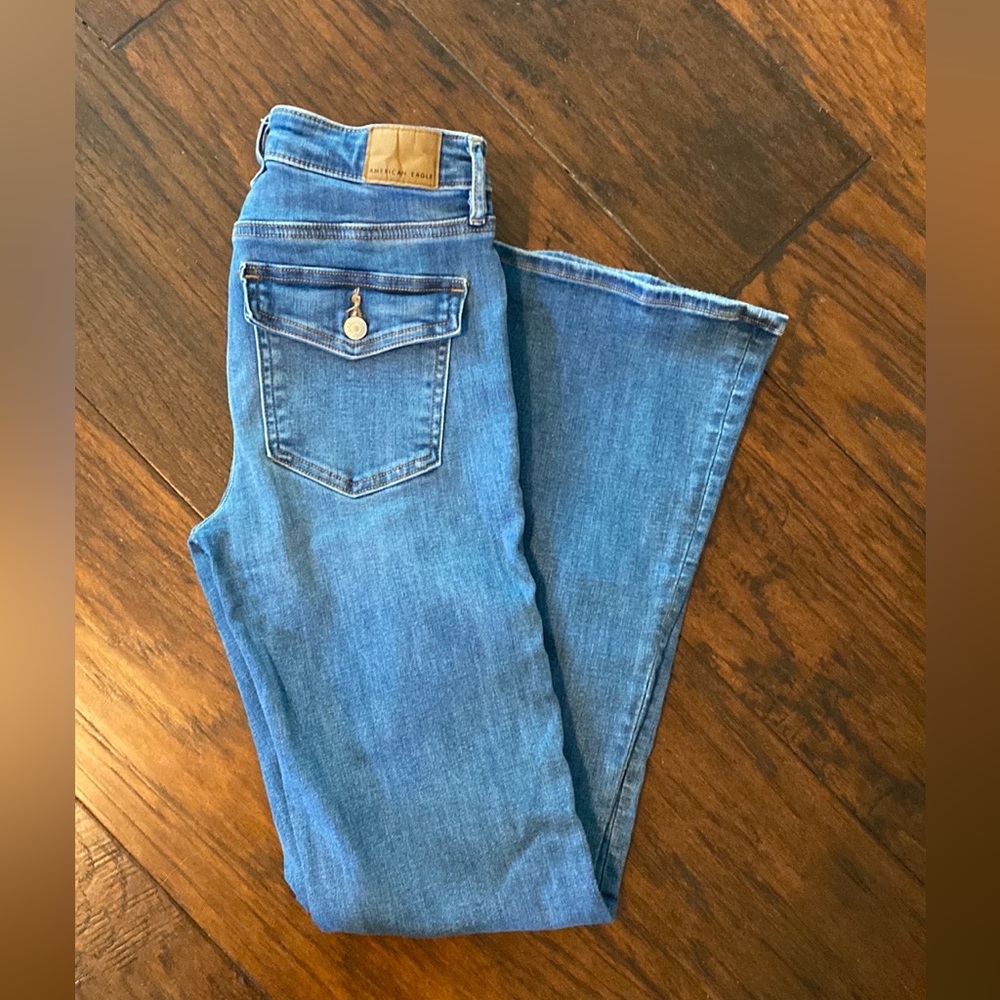 American Eagle Next Level Stretch Low-rise Flare